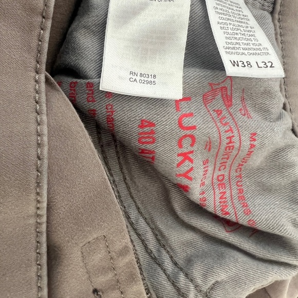 Lucky Brand Jeans Men’s 38x32 Gray Pants - Picture 5 of 7